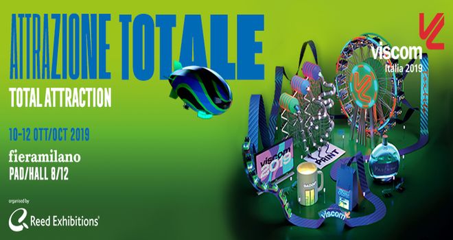 VISCOM Italia 2019 exhibition stand builder